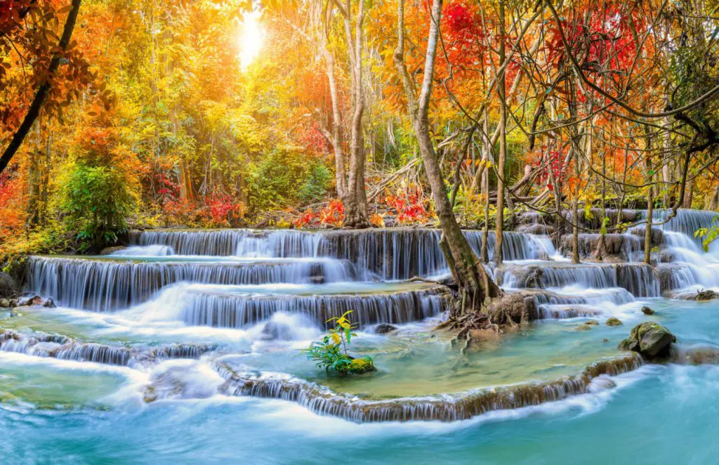 waterfalls in nature