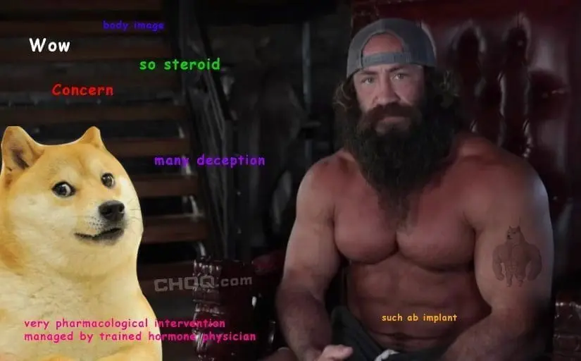 Doge Liver King Apology Meme CHOQ Liver King's Liver McConaughey Meme CHOQ