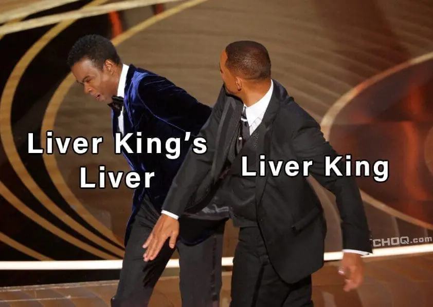 Liver King Will Smith Slap Meme CHOQ