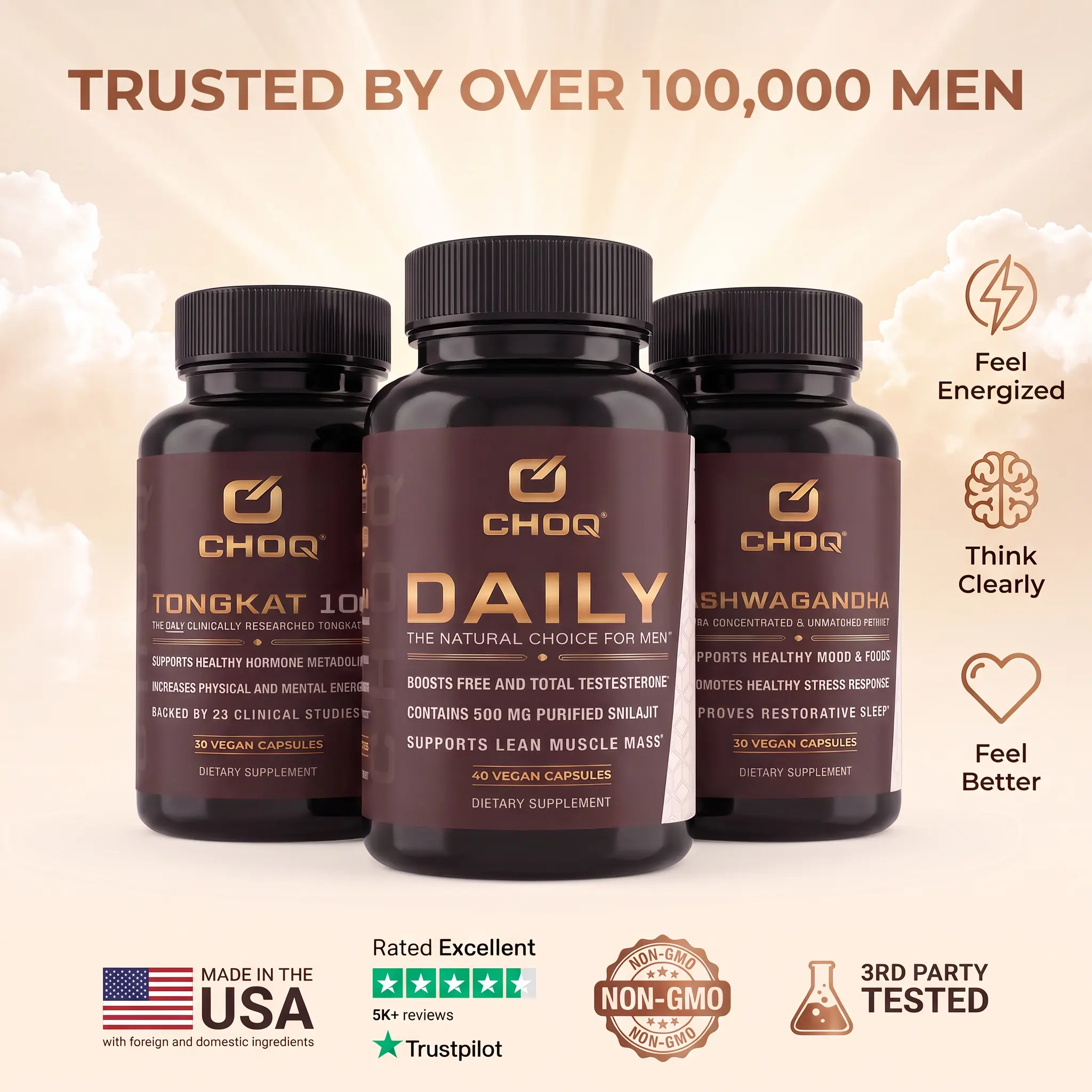 Male Vitality STAQ bundle