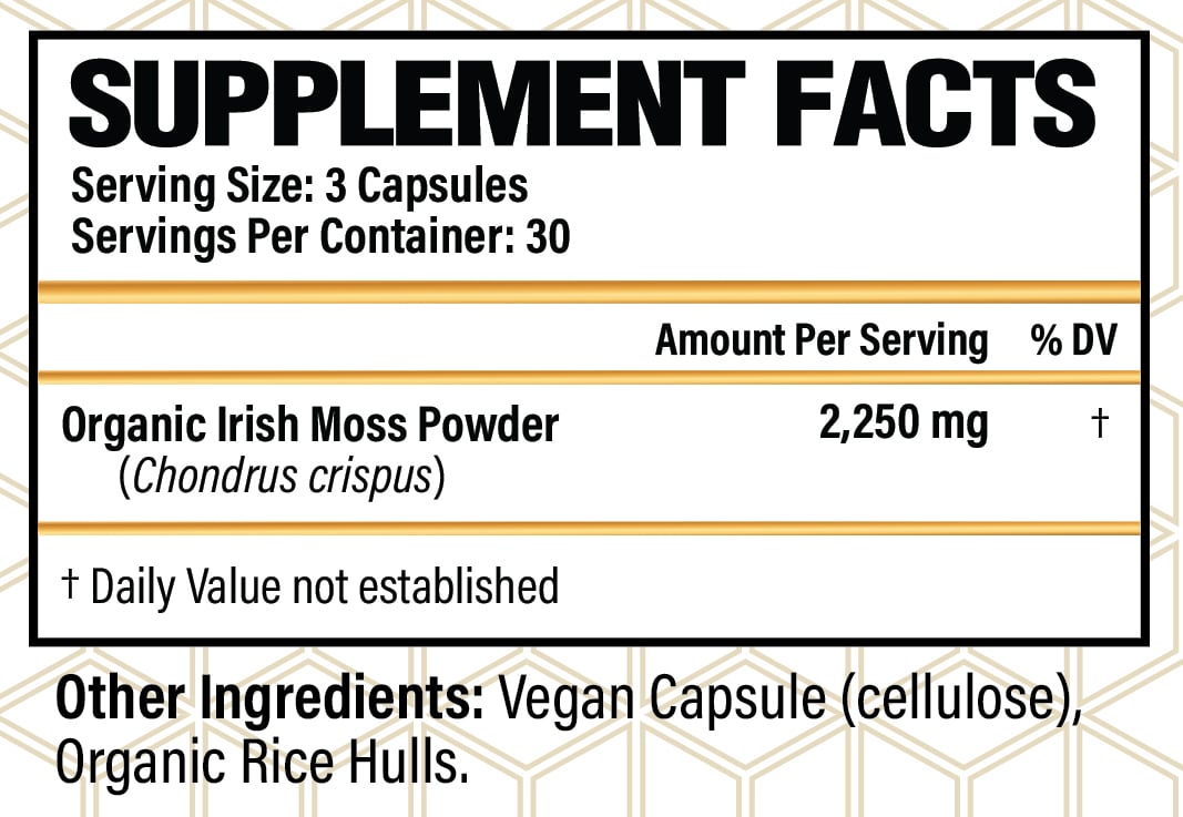 Irish Moss | High Quality Supplementation | Choq