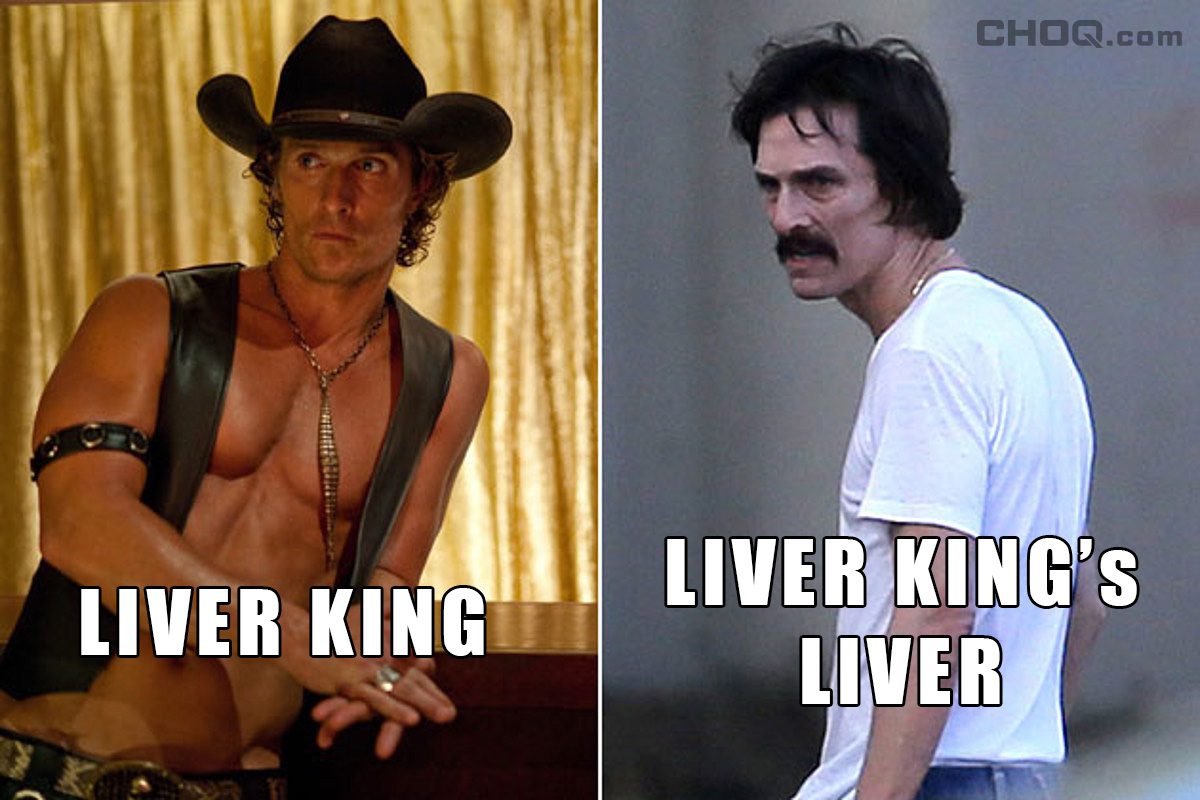 Liver King's Liver McConaughey Meme CHOQ