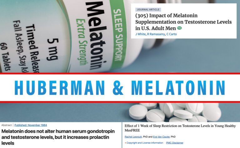 Why Andrew Huberman’s Wrong About Melatonin